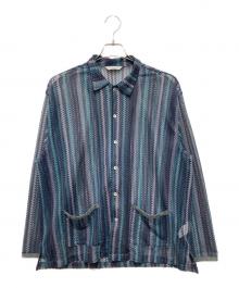 JOURNAL STANDARD（ジャーナルスタンダード）の古着「バルファレース オープンカラーシャツ」｜グリーン