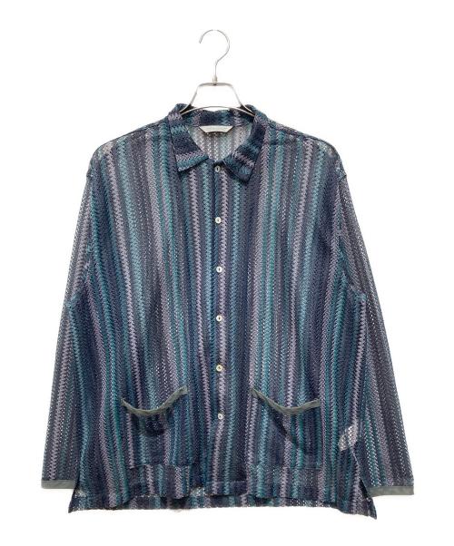 JOURNAL STANDARD（ジャーナルスタンダード）JOURNAL STANDARD (ジャーナルスタンダード) バルファレース オープンカラーシャツ グリーン サイズ:Ｌの古着・服飾アイテム