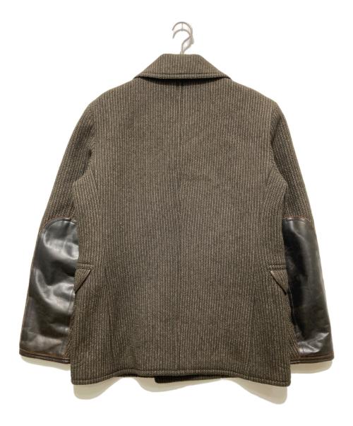 RRL（ダブルアールエル）RRL (ダブルアールエル) PEA COAT ビーチクロスPコート ブラウン サイズ:L/Gの古着・服飾アイテム