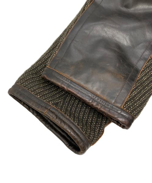 RRL（ダブルアールエル）RRL (ダブルアールエル) PEA COAT ビーチクロスPコート ブラウン サイズ:L/Gの古着・服飾アイテム