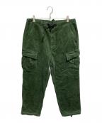 STABRIDGEスタブリッジ）の古着「CORDUROY BUYER PANTS」｜グリーン