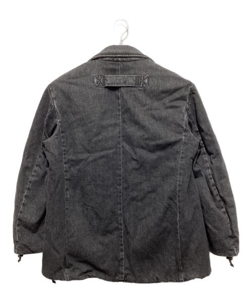 DIESEL（ディーゼル）DIESEL (ディーゼル) パデッドテーラードジャケット グレー サイズ:Sの古着・服飾アイテム