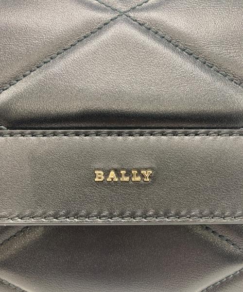 BALLY（バリー）BALLY (バリー) キルティングレザーショルダーバッグ ブラックの古着・服飾アイテム