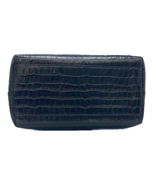 DEMELLIER（デメリエー）DeMELLIER (デメリエー) 型押しトートバッグ ブラックの古着・服飾アイテム