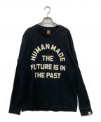 HUMAN MADEヒューマンメイド）の古着「GRAPHIC L/S T-SHIRT」｜ブラック