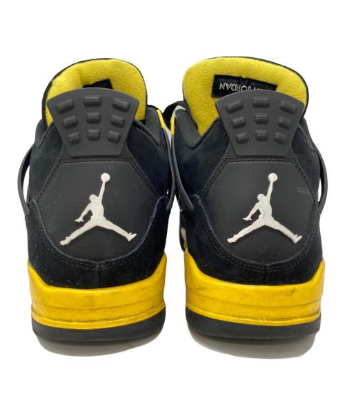 NIKE（ナイキ）NIKE (ナイキ) Air Jordan 4 Retro ブラック×イエロー サイズ:27cmの古着・服飾アイテム