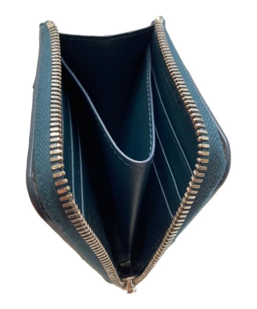 BOTTEGA VENETA（ボッテガベネタ）BOTTEGA VENETA (ボッテガベネタ) コンパクトジップアラウンドウォレット ネイビーの古着・服飾アイテム