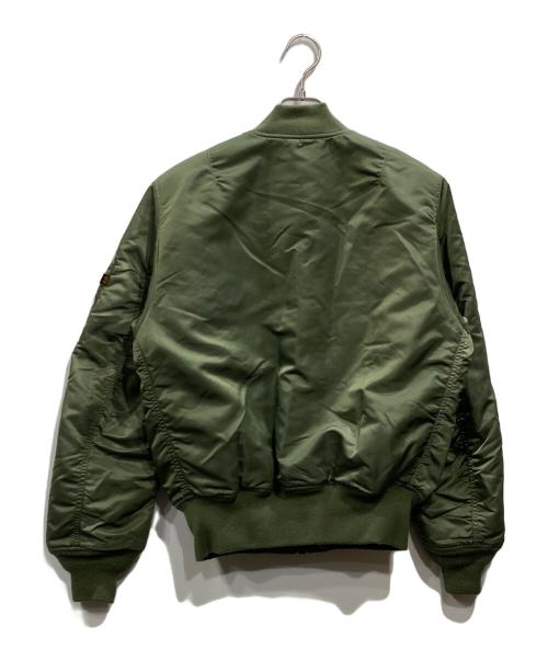 ALPHA（アルファ）ALPHA (アルファ) MA-1 コアスペックフライトライトジャケット カーキ サイズ:Sの古着・服飾アイテム
