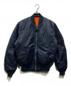 ALPHAアルファ）の古着「MA-1 コアスペック フライトジャケット」｜ネイビー