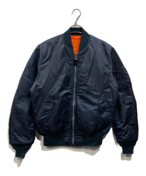 ALPHA（アルファ）ALPHA (アルファ) MA-1 コアスペック フライトジャケット ネイビー サイズ:Mの古着・服飾アイテム