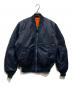 ALPHA（アルファ）の古着「MA-1 コアスペック フライトジャケット」｜ネイビー