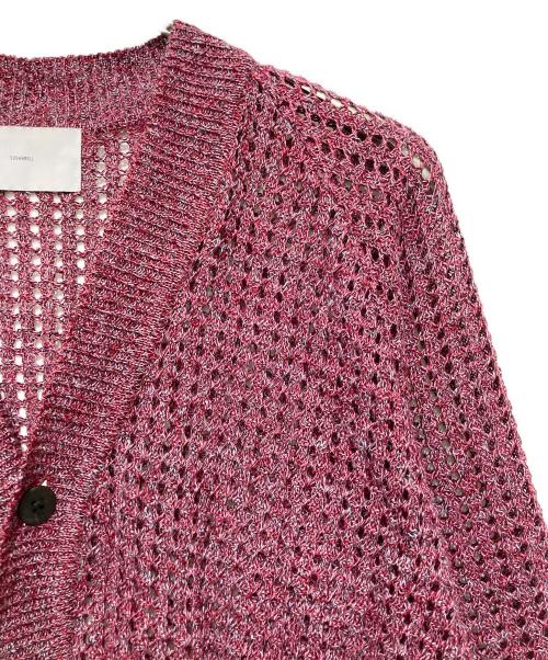 SUGARHILL（シュガーヒル）SUGARHILL (シュガーヒル) MOCK TWISTED YERN KNIT CARDIGAN パープル サイズ:3の古着・服飾アイテム