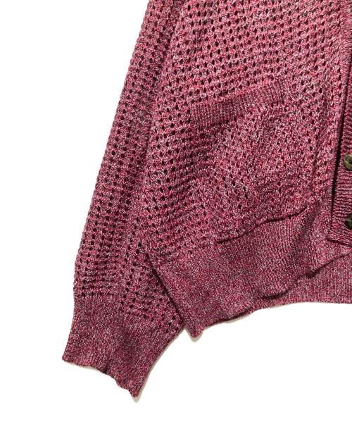 SUGARHILL（シュガーヒル）SUGARHILL (シュガーヒル) MOCK TWISTED YERN KNIT CARDIGAN パープル サイズ:3の古着・服飾アイテム