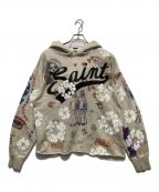 SAINT MICHAEL×Denim Tearsセントマイケル×デニムティアーズ）の古着「22SS GREENAFFITTI HOODIE」｜グレー