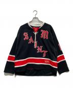 SAINT MICHAELセントマイケル）の古着「GAMESHIRT」｜レッド×ブラック