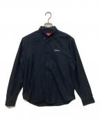 SUPREMEシュプリーム）の古着「20SS Classic Logo Oxford Shirt / 20SS クラシック ロゴ オックスフォード シャツ」｜ブラック
