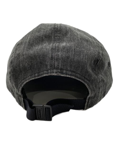 SUPREME（シュプリーム）SUPREME (シュプリーム) 24SS Coated Denim Camp Cap / 24SS コーテッドデニムキャンプキャップ グレー サイズ:FREEの古着・服飾アイテム