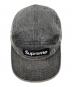 中古・古着 SUPREME (シュプリーム) 24SS Coated Denim Camp Cap / 24SS コーテッドデニムキャンプキャップ グレー サイズ:FREE：9000円