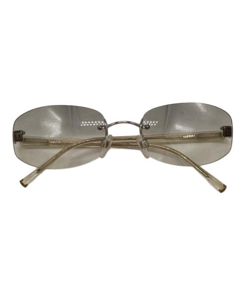 CHANEL（シャネル）CHANEL (シャネル) リムレスサングラス シルバー サイズ:58□19-95の古着・服飾アイテム