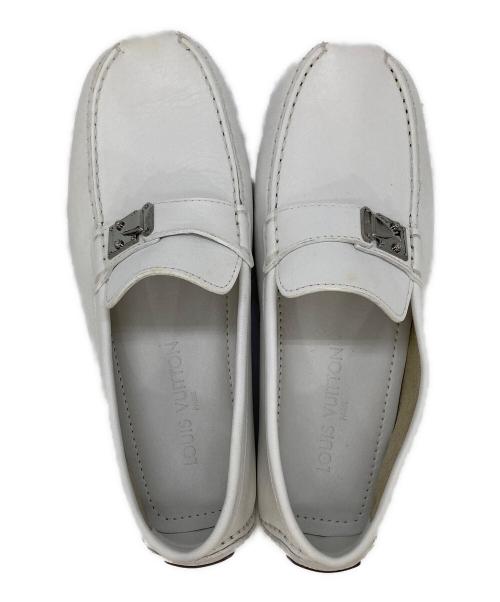 LOUIS VUITTON（ルイ ヴィトン）LOUIS VUITTON (ルイ ヴィトン) ドライビングシューズ ホワイト サイズ:8の古着・服飾アイテム