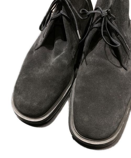 Salvatore Ferragamo（サルヴァトーレ フェラガモ）Salvatore Ferragamo (サルヴァトーレ フェラガモ) チャッカーブーツ ブラック サイズ:8の古着・服飾アイテム