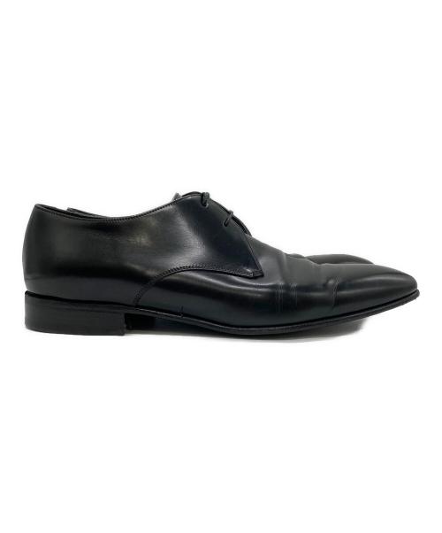 Salvatore Ferragamo（サルヴァトーレ フェラガモ）Salvatore Ferragamo (サルヴァトーレ フェラガモ) プレーントゥシューズ ブラック サイズ:8 1/2 Eの古着・服飾アイテム
