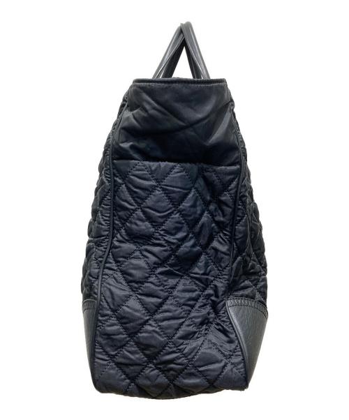 CHANEL（シャネル）CHANEL (シャネル) パリニューヨークライン キルティング ココマーク  ボストンバッグ ブラックの古着・服飾アイテム