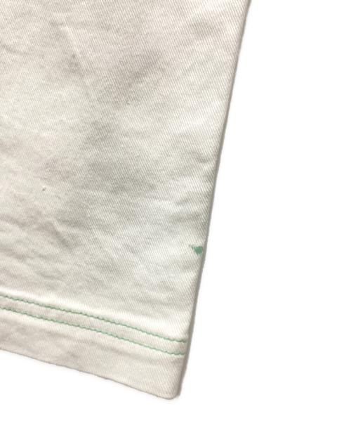 MARNI（マルニ）MARNI (マルニ) グリーンステッチデニムパンツ ホワイト サイズ:Ｓの古着・服飾アイテム