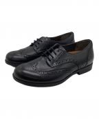 BIRKENSTOCKビルケンシュトック）の古着「ウィングチップシューズ」｜ブラック