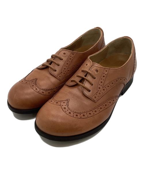 BIRKENSTOCK（ビルケンシュトック）BIRKENSTOCK (ビルケンシュトック) ウィングチップシューズ ブラウン サイズ:36の古着・服飾アイテム