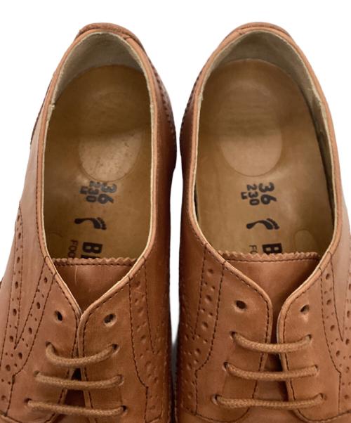 BIRKENSTOCK（ビルケンシュトック）BIRKENSTOCK (ビルケンシュトック) ウィングチップシューズ ブラウン サイズ:36の古着・服飾アイテム