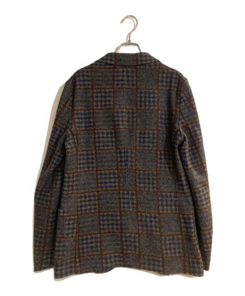 salent（サレント）salent (サレント) 2Bメルトンジャケット ネイビー サイズ:46の古着・服飾アイテム