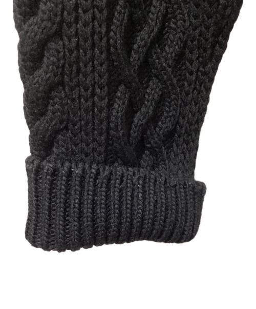 COMME des GARCONS HOMME（コムデギャルソン オム）COMME des GARCONS HOMME (コムデギャルソン オム) ウールケーブルニット ブラック サイズ:Sの古着・服飾アイテム