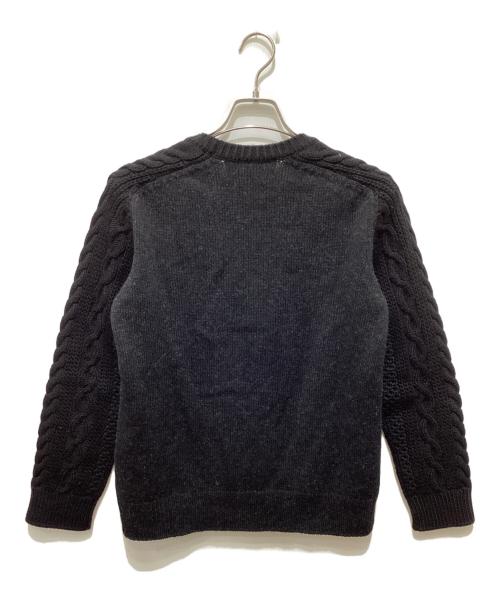 COMME des GARCONS HOMME（コムデギャルソン オム）COMME des GARCONS HOMME (コムデギャルソン オム) ウールケーブルニット ブラック サイズ:Sの古着・服飾アイテム