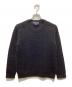COMME des GARCONS HOMME（コムデギャルソン オム）の古着「ウールケーブルニット」｜ブラック