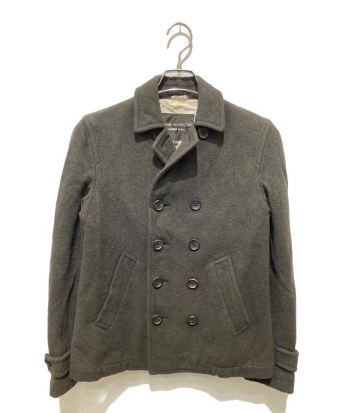 COMME des GARCONS HOMME PLUS（コムデギャルソンオムプリュス）COMME des GARCONS HOMME PLUS (コムデギャルソンオムプリュス) ウール ダブルジャケット ブラウン サイズ:XSの古着・服飾アイテム