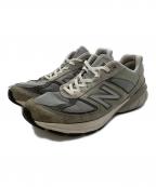 NEW BALANCEニューバランス）の古着「990V5 MADE IN USA ローカットスニーカー」｜グレー