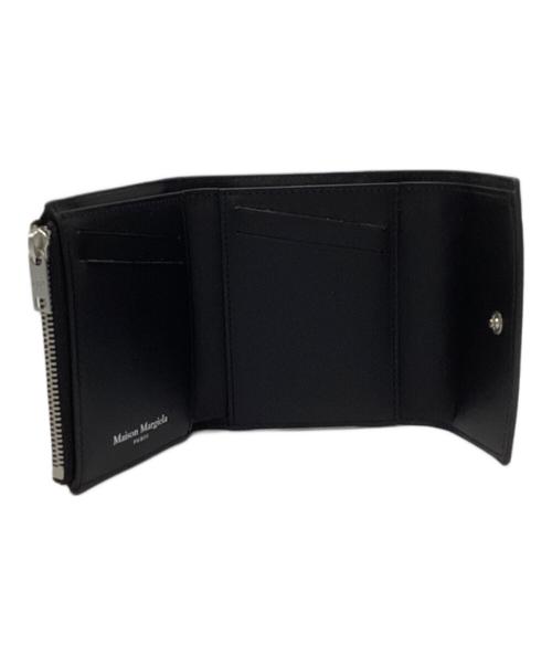 Maison Margiela（メゾンマルジェラ）Maison Margiela (メゾンマルジェラ) カーフレザーウォレット ブラックの古着・服飾アイテム