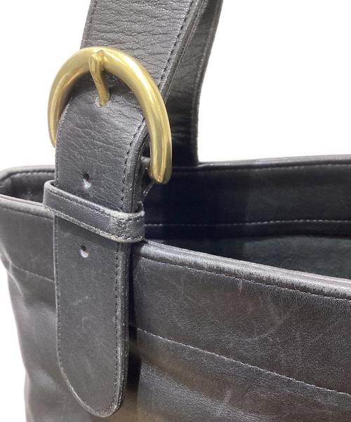 COACH（コーチ）COACH (コーチ) レザートートバッグ ブラックの古着・服飾アイテム