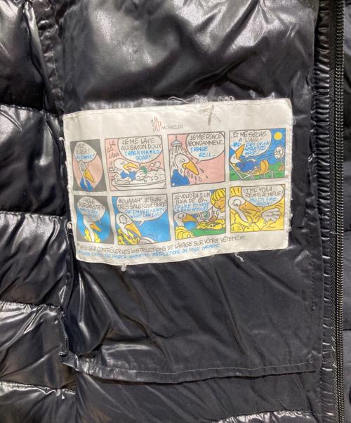 MONCLER（モンクレール）MONCLER (モンクレール) ダウンコート ブラックの古着・服飾アイテム