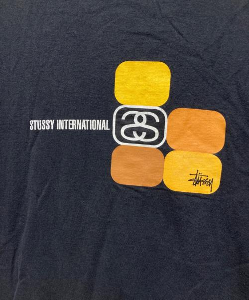 stussy（ステューシー）stussy (ステューシー) 90’sプリントTシャツ ブラック サイズ:LARGEの古着・服飾アイテム