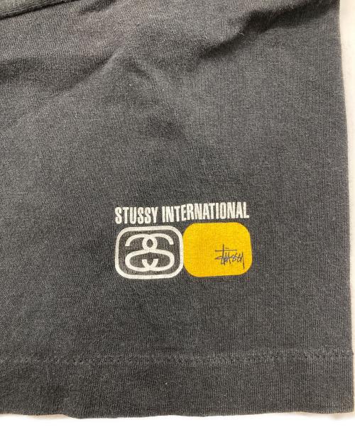 stussy（ステューシー）stussy (ステューシー) 90’sプリントTシャツ ブラック サイズ:LARGEの古着・服飾アイテム