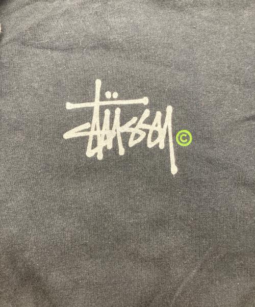 stussy（ステューシー）stussy (ステューシー) プリントTシャツ ブラック サイズ:Mの古着・服飾アイテム