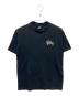 stussy（ステューシー）の古着「プリントTシャツ」｜ブラック