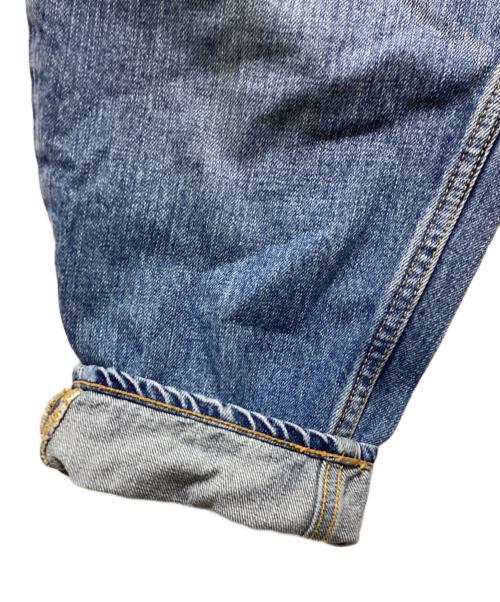 nagonstans（ナゴンスタンス）nagonstans (ナゴンスタンス) タックモデストデニムパンツ ブルー サイズ:38の古着・服飾アイテム