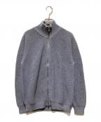 BATONERバトナ―）の古着「SIGNATURE DRIVERS KNIT」｜グレー