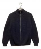 BATONERバトナ―）の古着「SIGNATURE DRIVERS KNIT」｜ブラック