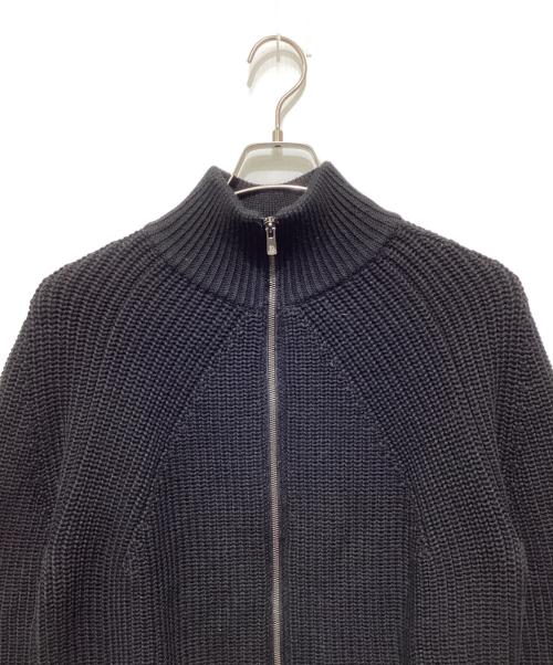 BATONER（バトナ―）BATONER (バトナ―) SIGNATURE DRIVERS KNIT ブラック サイズ:Mの古着・服飾アイテム