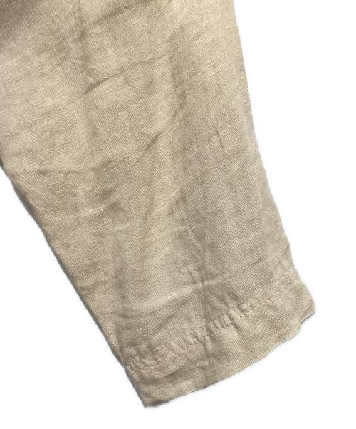 ICHI Antiquites（イチアンティークス）ICHI Antiquites (イチアンティークス) リネンシャツワンピース ベージュ サイズ:FREEの古着・服飾アイテム