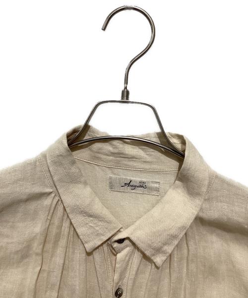 ICHI Antiquites（イチアンティークス）ICHI Antiquites (イチアンティークス) リネンシャツワンピース ベージュ サイズ:FREEの古着・服飾アイテム
